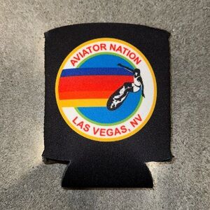 Aviator Nation Las Vegas, NV Beer Beverage Koozie - Brand New NWOT